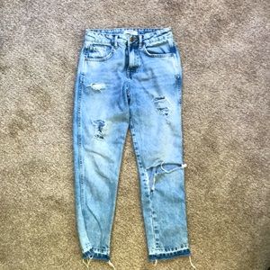 Forever 21 distressed jeans